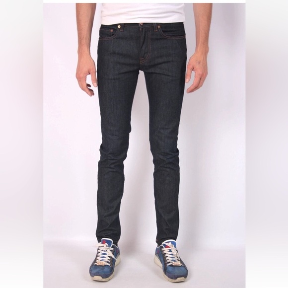 Acne Studios Ace Comfort Rw Mens Slim Jeans W31 L34 Dark Blue Wash - Picture 1 of 12